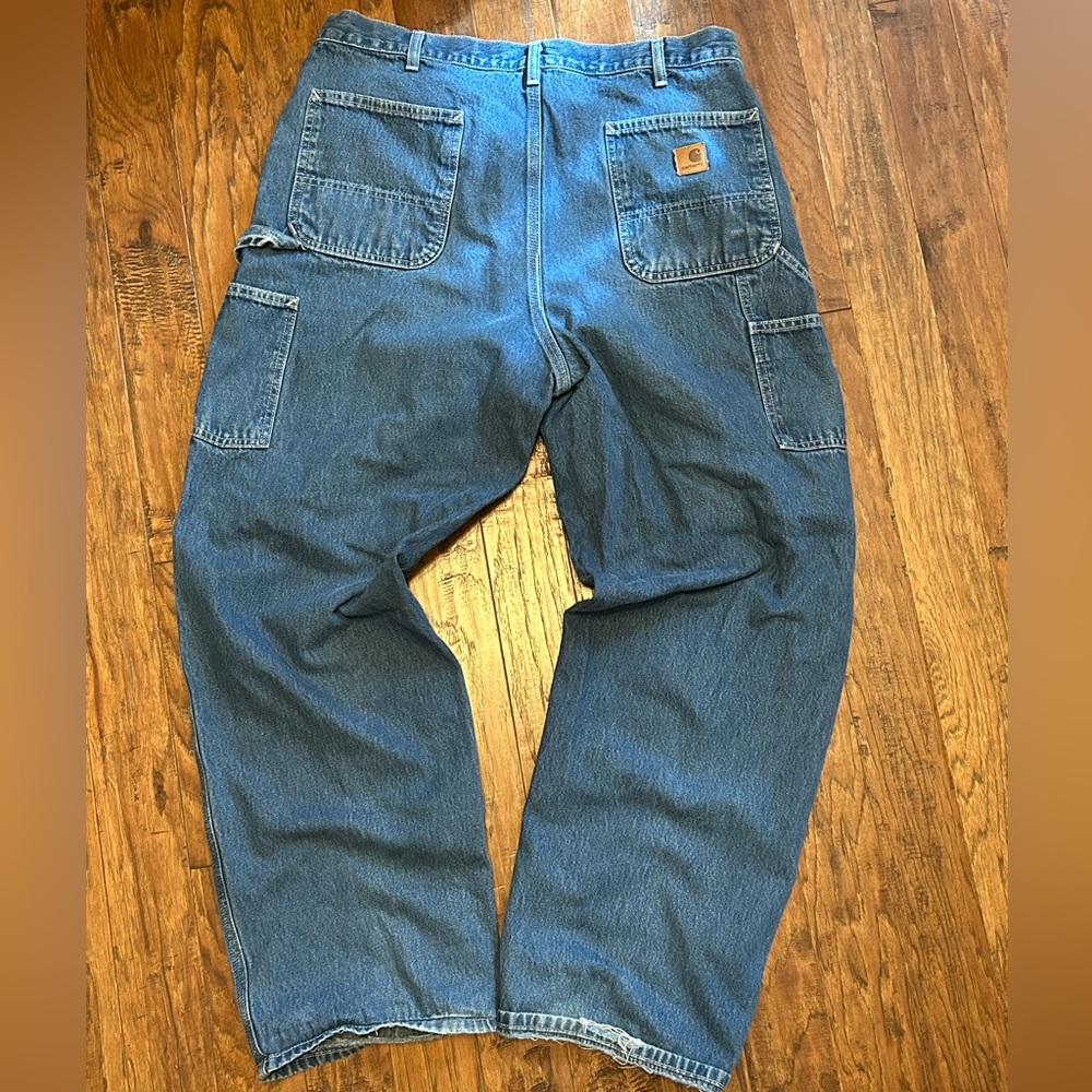 Carhartt Men's Blue Denim Jeans